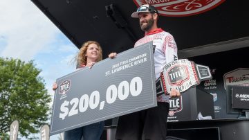 Spencer Shuffield Wins MLF Tackle Warehouse Pro Circuit TITLE Presented by Mercury on the St. Lawrence River