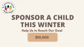 Sponsor a Child this Winter!  Wednesday, September 6, 2023 to Friday, December 1, 2023