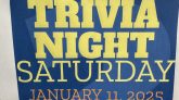 Trivia night January 11,2025 Starts at 7pm registration 6:30pm Norfolk American Legion