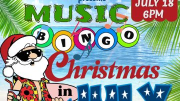 Christmas in July Music Bingo hosted by Blind Andy
